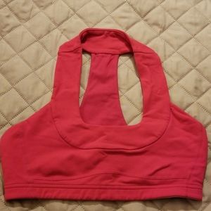 Lululemon scoop neck pink sports bra size 6